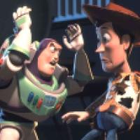 Scene from the film Toy Story