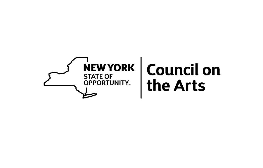 Black and white logo for New York State Council on the Arts