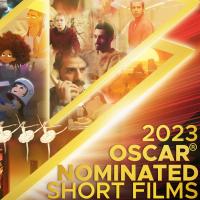 Poster with text "2023 Oscar Nominated Shorts Documentary"