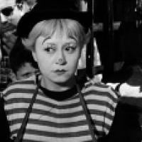 image from the film La Strada (on demand Jan 26–Feb 6)