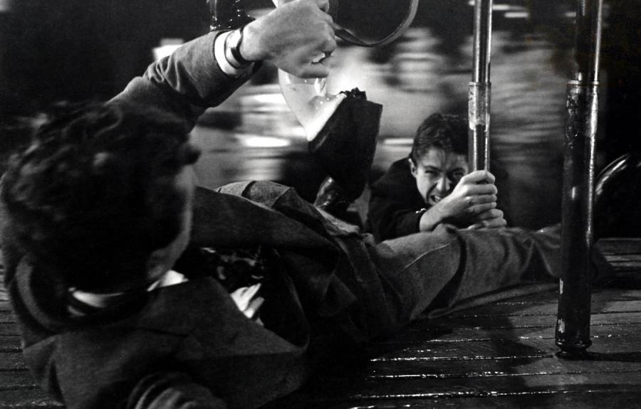 image from Hitchcock's STRANGERS ON A TRAIN