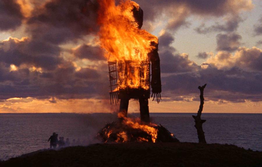 Scene from the film THE WICKER MAN