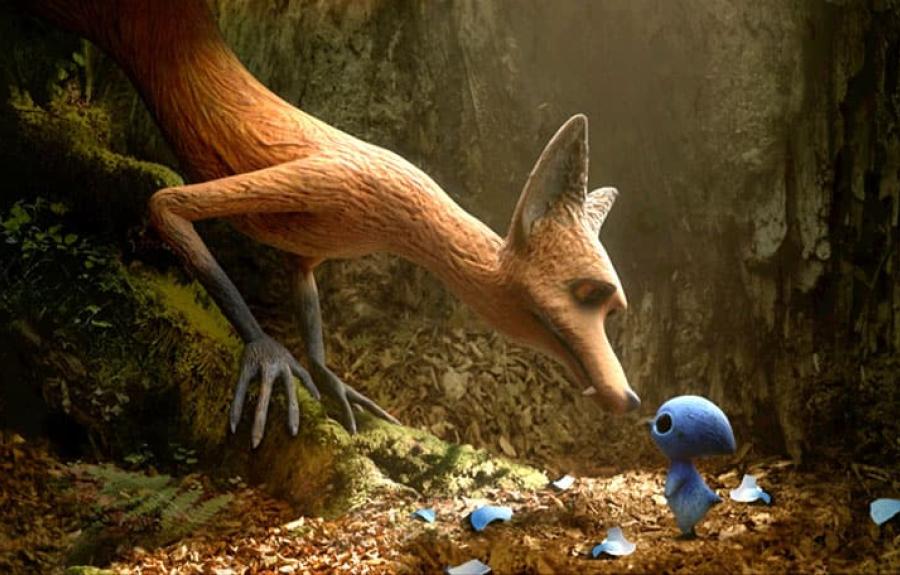 image from film THE FOX AND THE BIRD