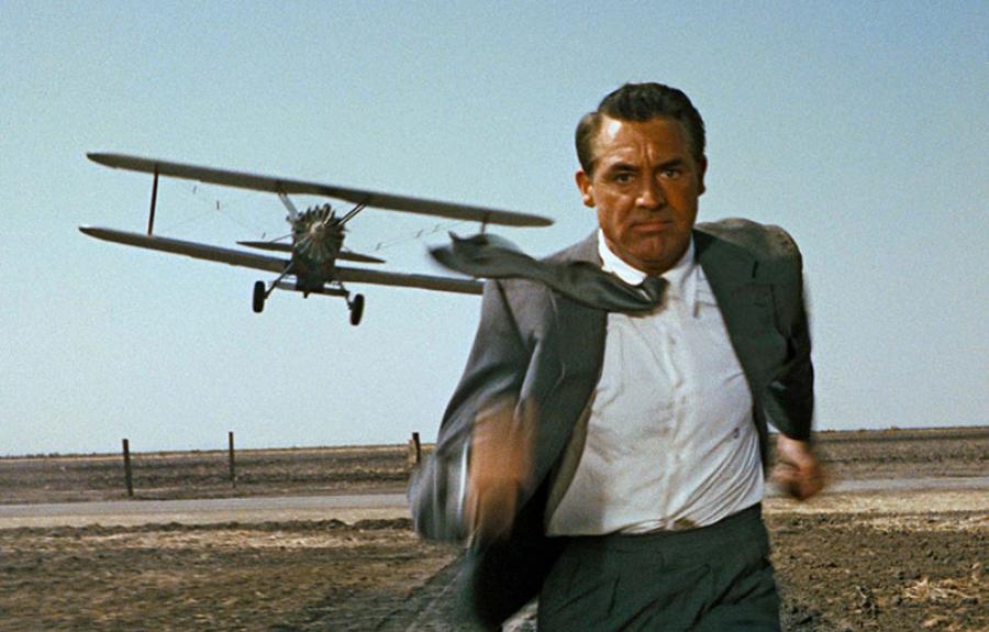 image from the film NORTH BY NORTHWEST
