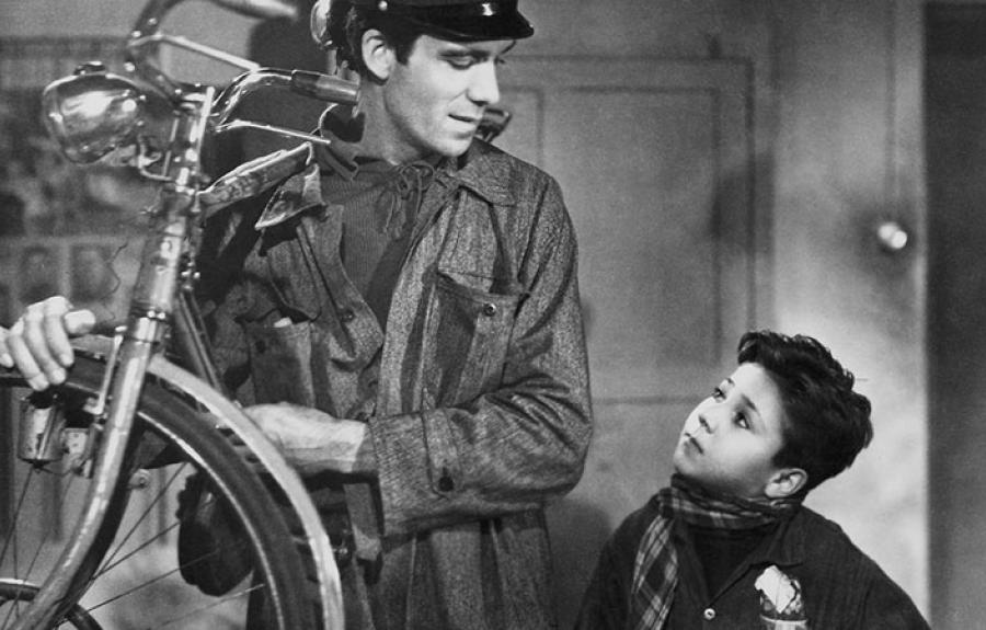 image from the film BICYCLE THIEVES