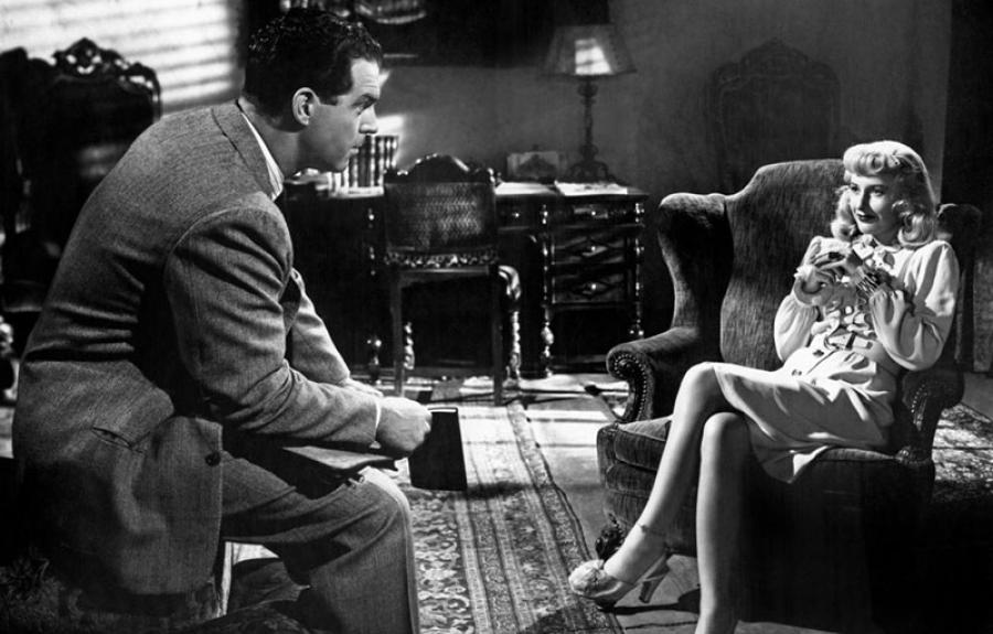 image from Billy Wilder&#039;s film of DOUBLE INDEMNITY