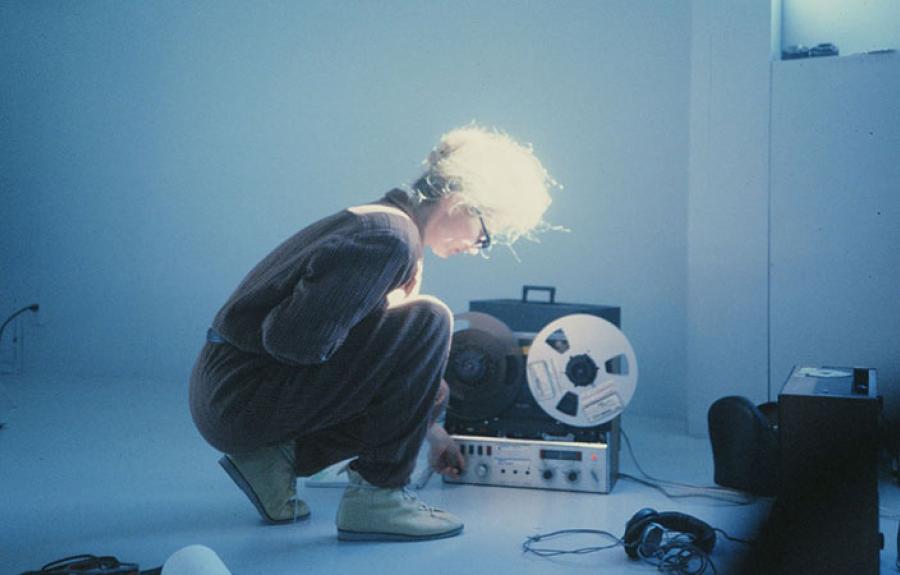 image from the film SISTERS WITH TRANSISTORS (photo courtesy of Peggy Weil)