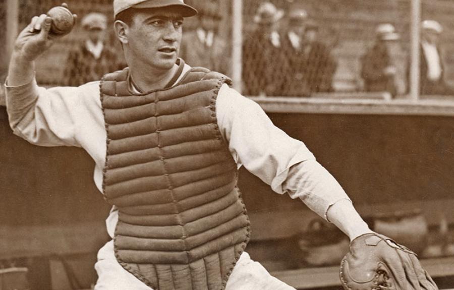 Image from film THE SPY BEHIND HOME PLATE