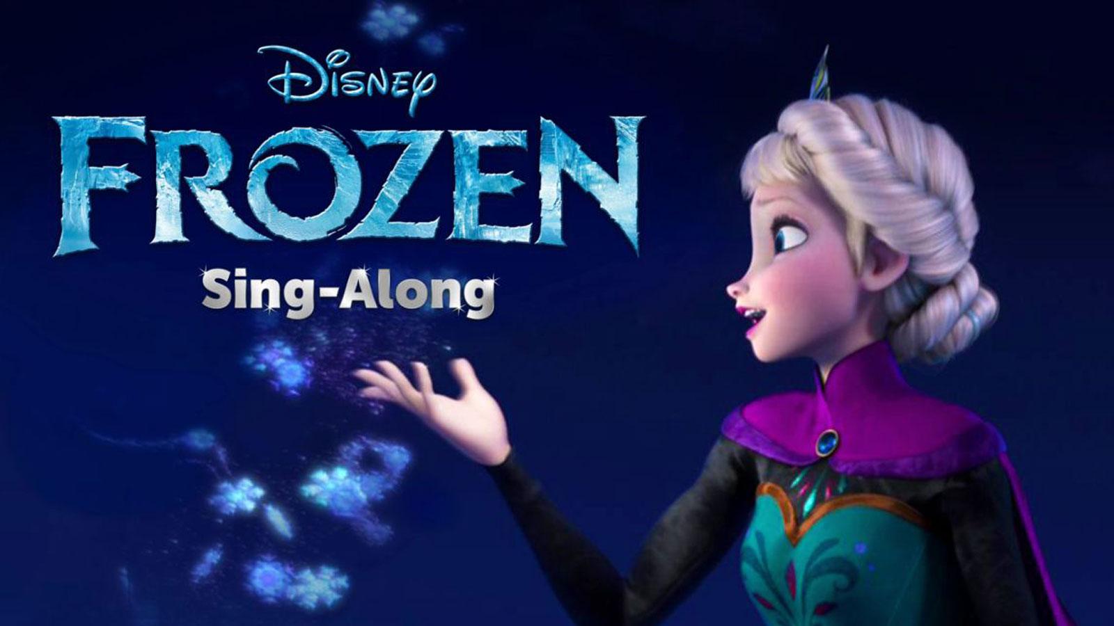 Scene from the film Frozen Sing-a-Long