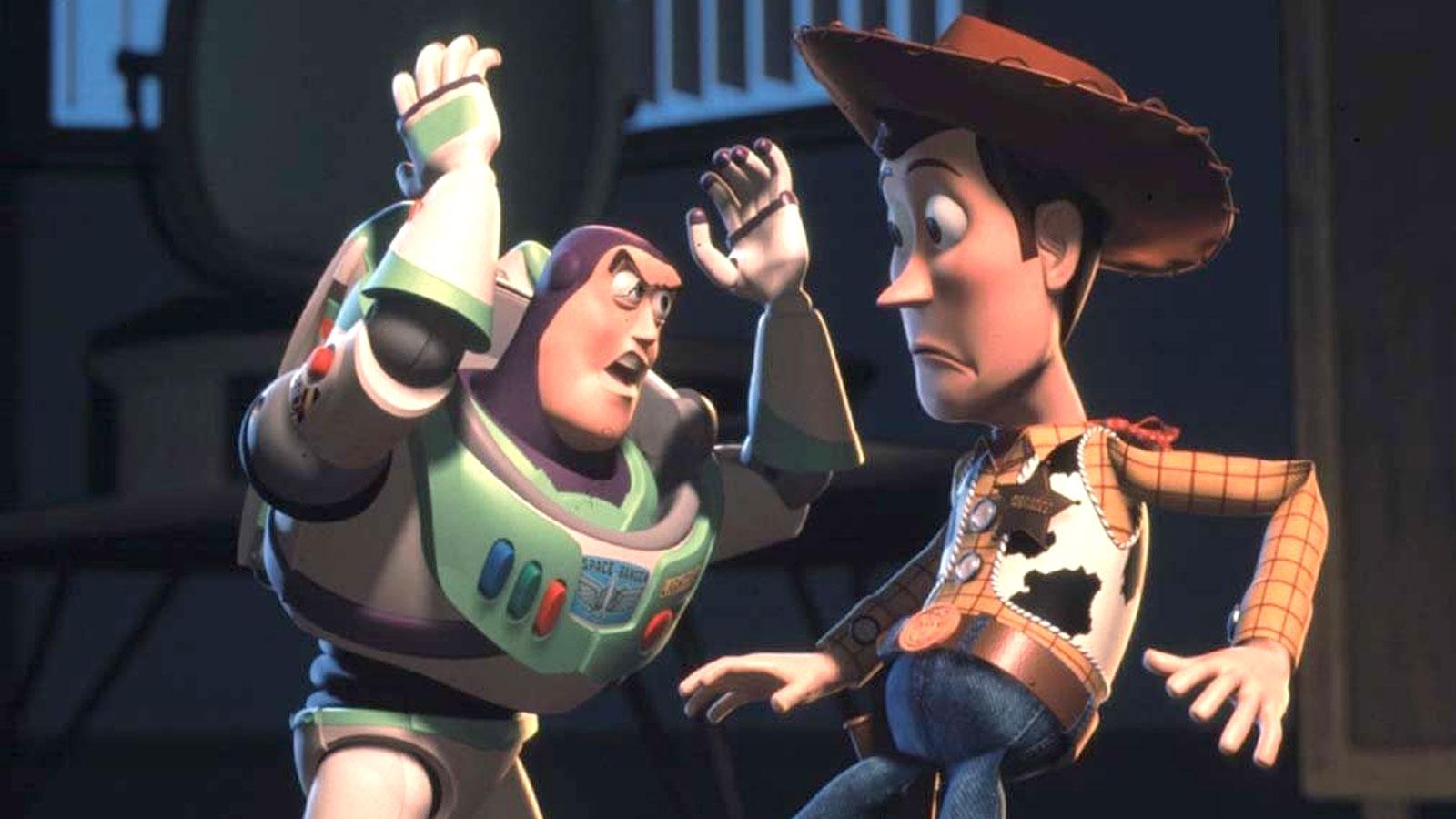 Scene from the film Toy Story