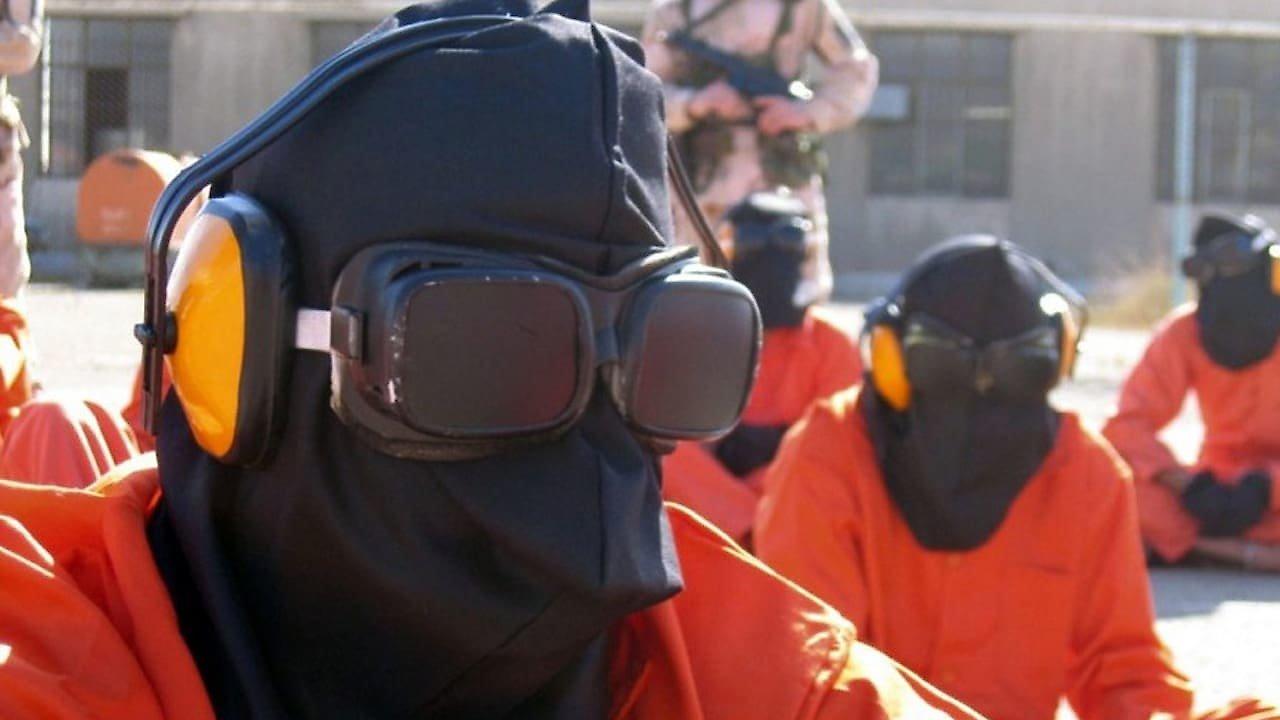 image from the film The Road to Guantanamo
