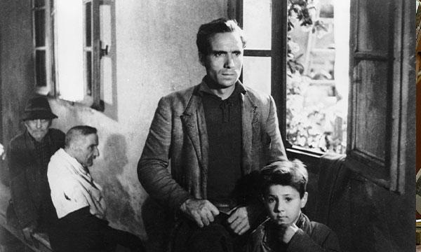 image from the film Bicycle Thieves