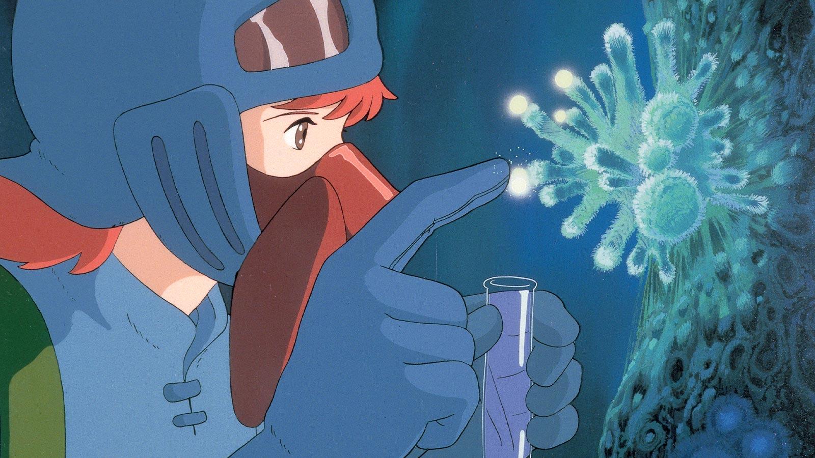 Scene from the film Nausicaä of the Valley of the Wind