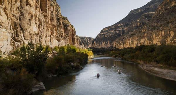 image from the film The River and The Wall