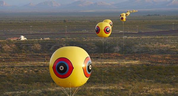 image from the film Through the Repellent Fence: A Land Art Film