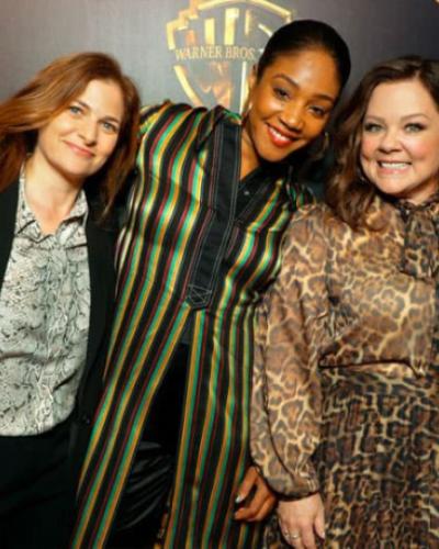 pictured are Andrea Berloff, Tiffany Haddish &amp; Melissa McCarthy