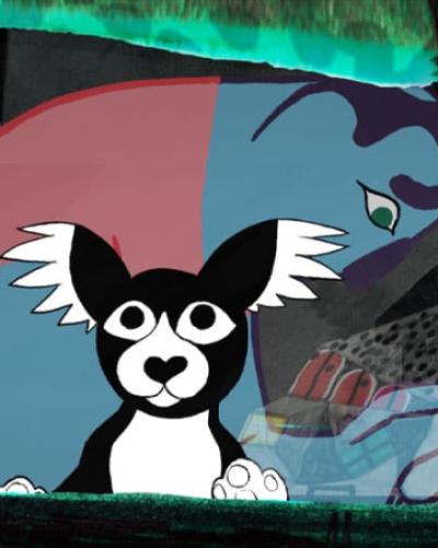 Image from the film Marona’s Fantastic Tale